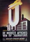 750119 Affiche van de tentoonstelling De mooiste affiches van de Jaarbeurs die werd gehouden in Het Utrechts Archief ...